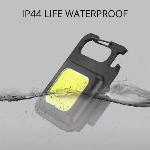 چراغ شارژی ال ای دی مگنت دار و چند حالته.وارداتیcob rechargeable Keychain light