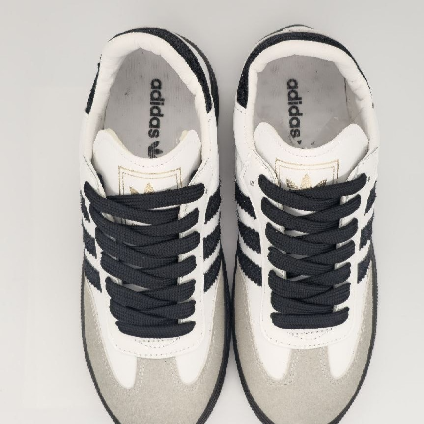 ونس آدیداس سامبا Adidas Samba رنگ سفید سرمه ای