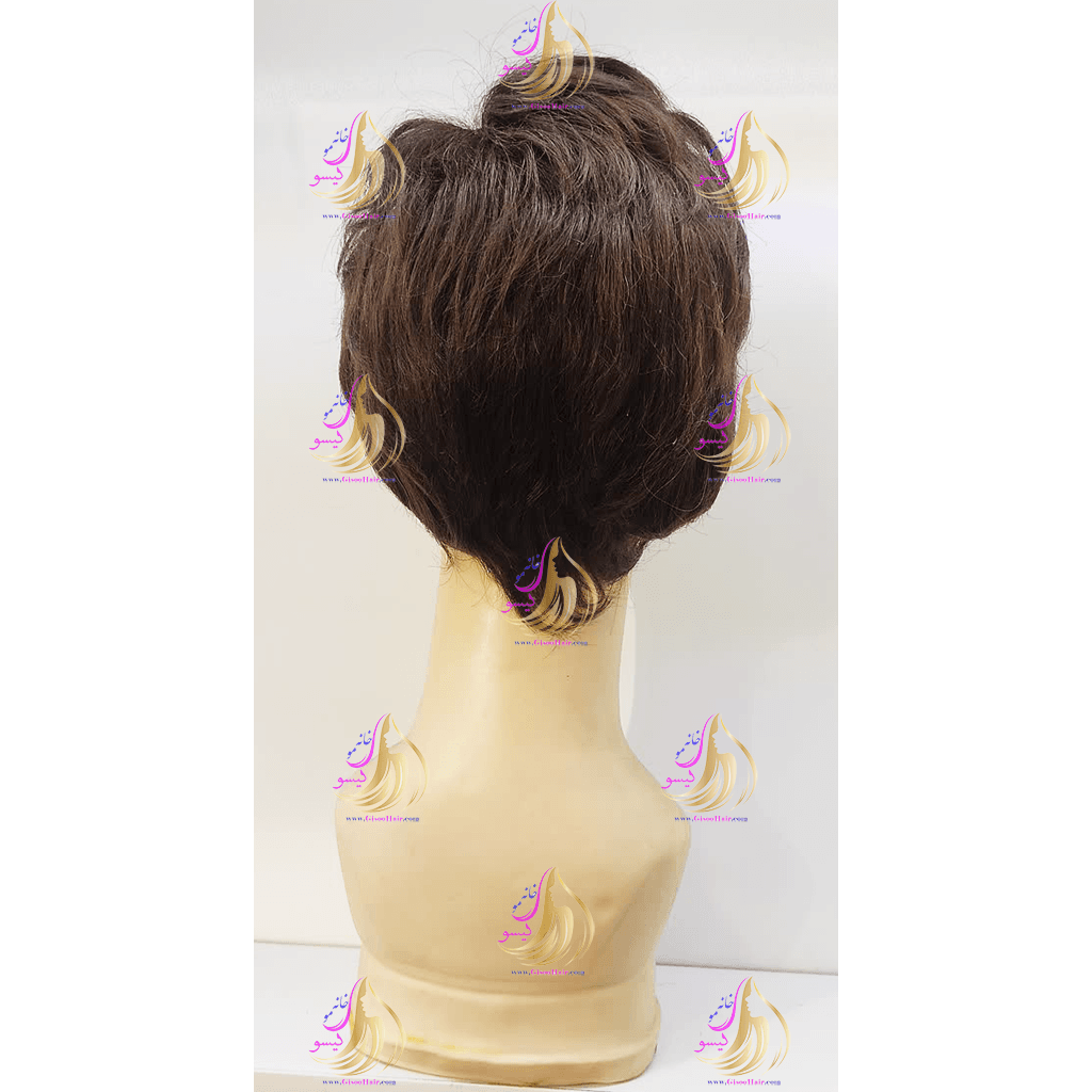 پوستیژ ساده موی کوتاه مردانه قهوه ای 28 سانت