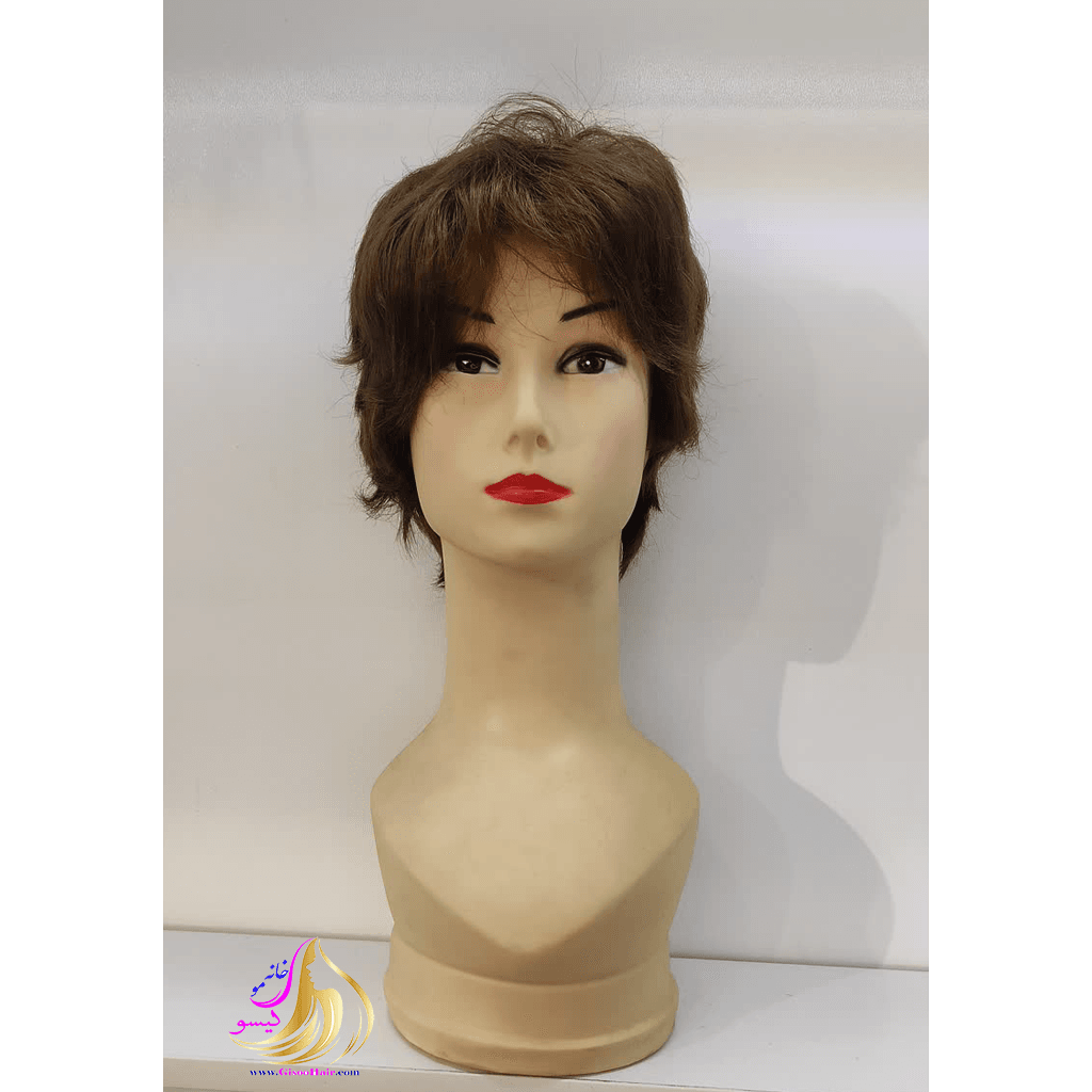 پوستیژ ساده موی کوتاه مردانه قهوه ای روشن 28 سانت
