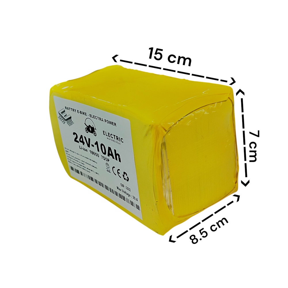 باتری لیتیومی قابل شارژ24 ولت 10 آمپر ساعت (10Ah) ویلچر برقی و UPS