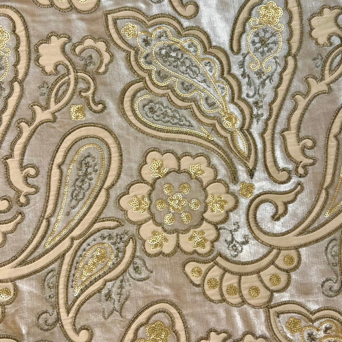 پرده دستک گلدوزی شده مدل پارانا