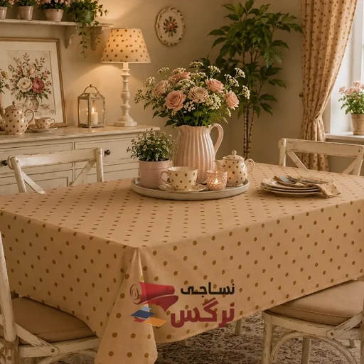 1.5 متر پارچه رومیزی ضدآب عرض 1.5 متر کد 306