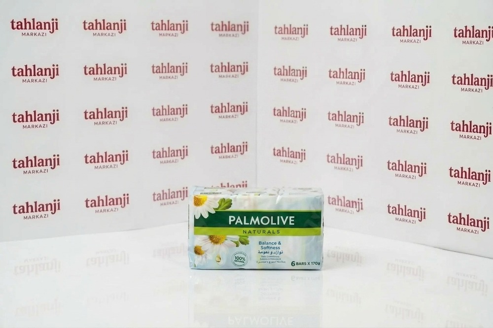 صابون پالمولیو نچرالز Balance & Softness با عصاره بابونه و ویتامین E – بسته 6 عددی 170 گرمی