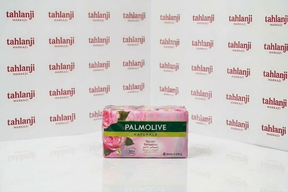 صابون پالمولیو Palmolive Naturals Tender Sensation با رایحه شیر و روغن گل رز – بسته 6 عددی