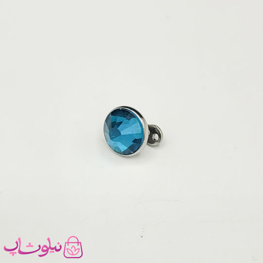 پیرسینگ میکرودرمال بدن مدل نگین آبی کد 130