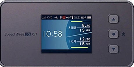 مودم روتر 4G/5G قابل حمل ان ای سی مدل Speed Wi-Fi 5G X11
