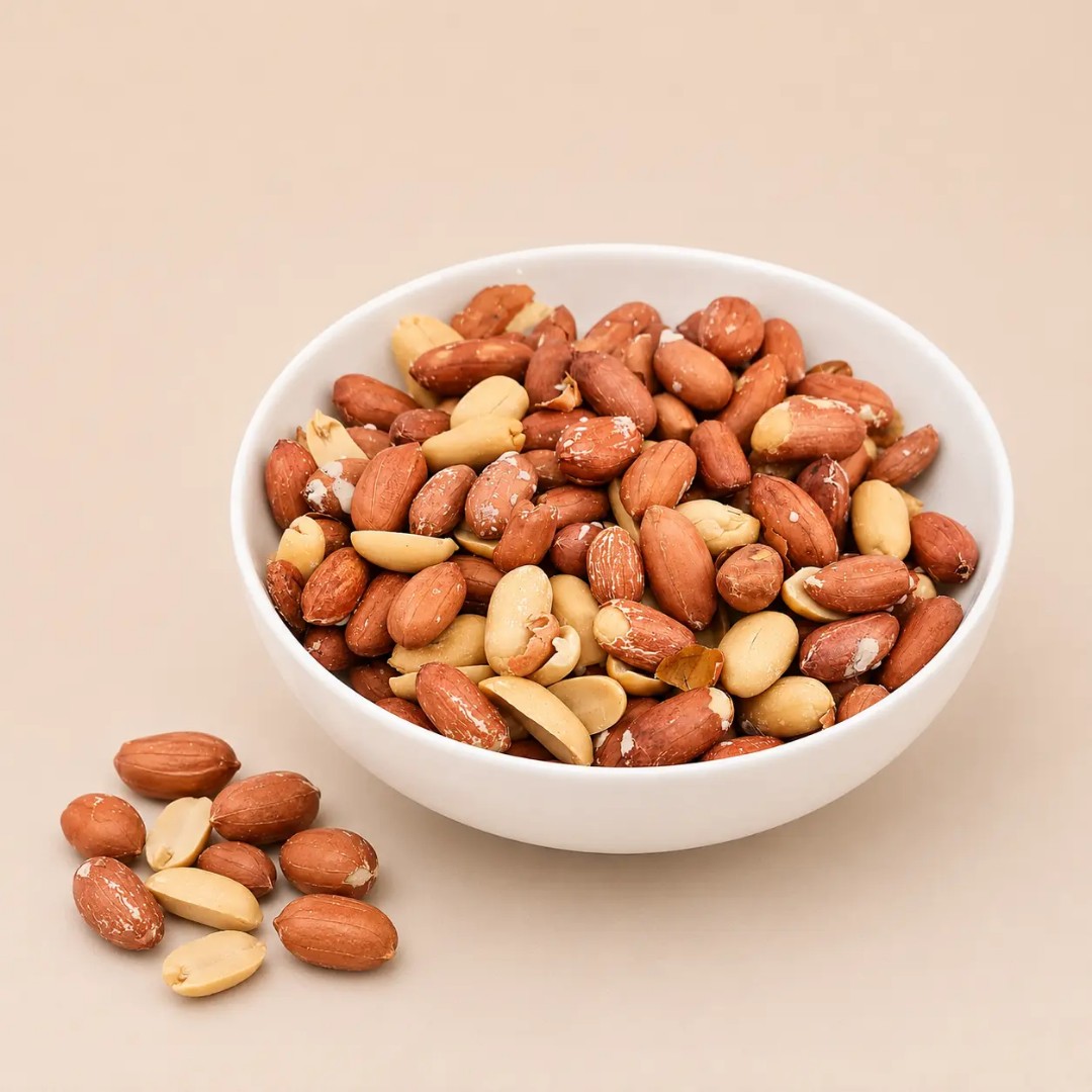 مغز بادام زمینی ممتاز شور