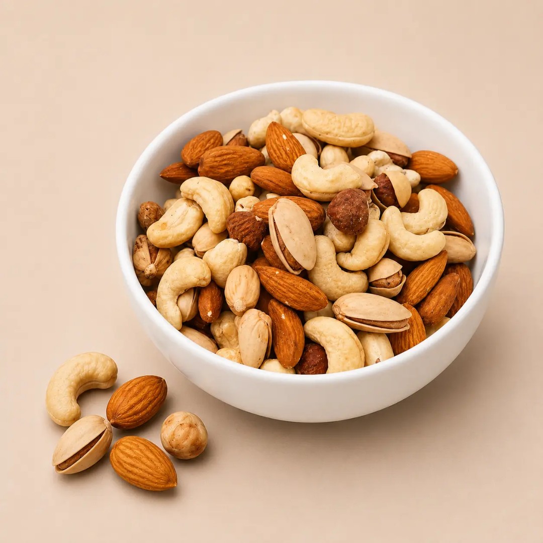 آجیل چهار مغز خام (طبیعی، سالم و لوکس)