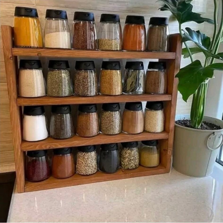 جا ادویه چوبی طبقاتی کد 202
