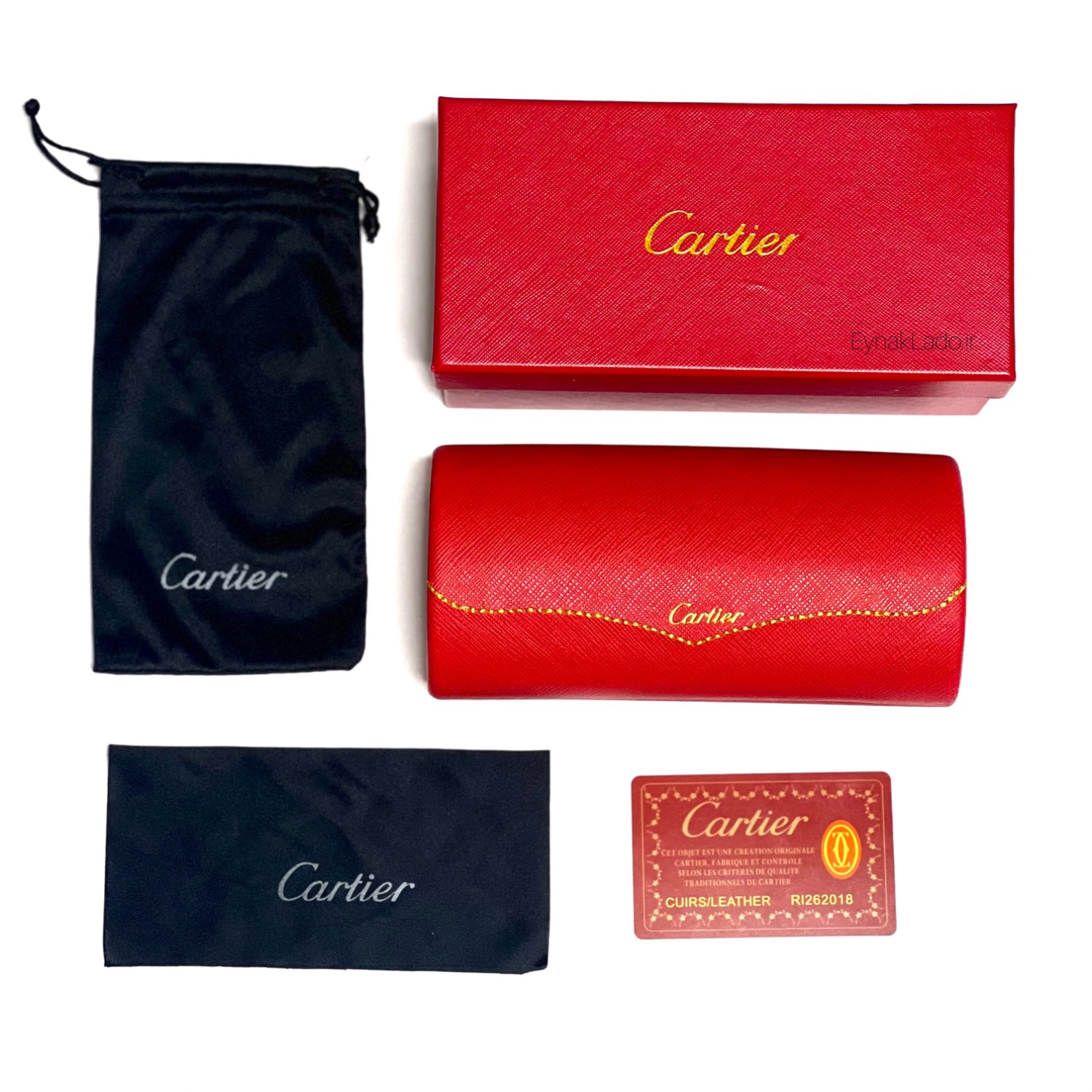 پک اصلی عینک کارتیر Cartier