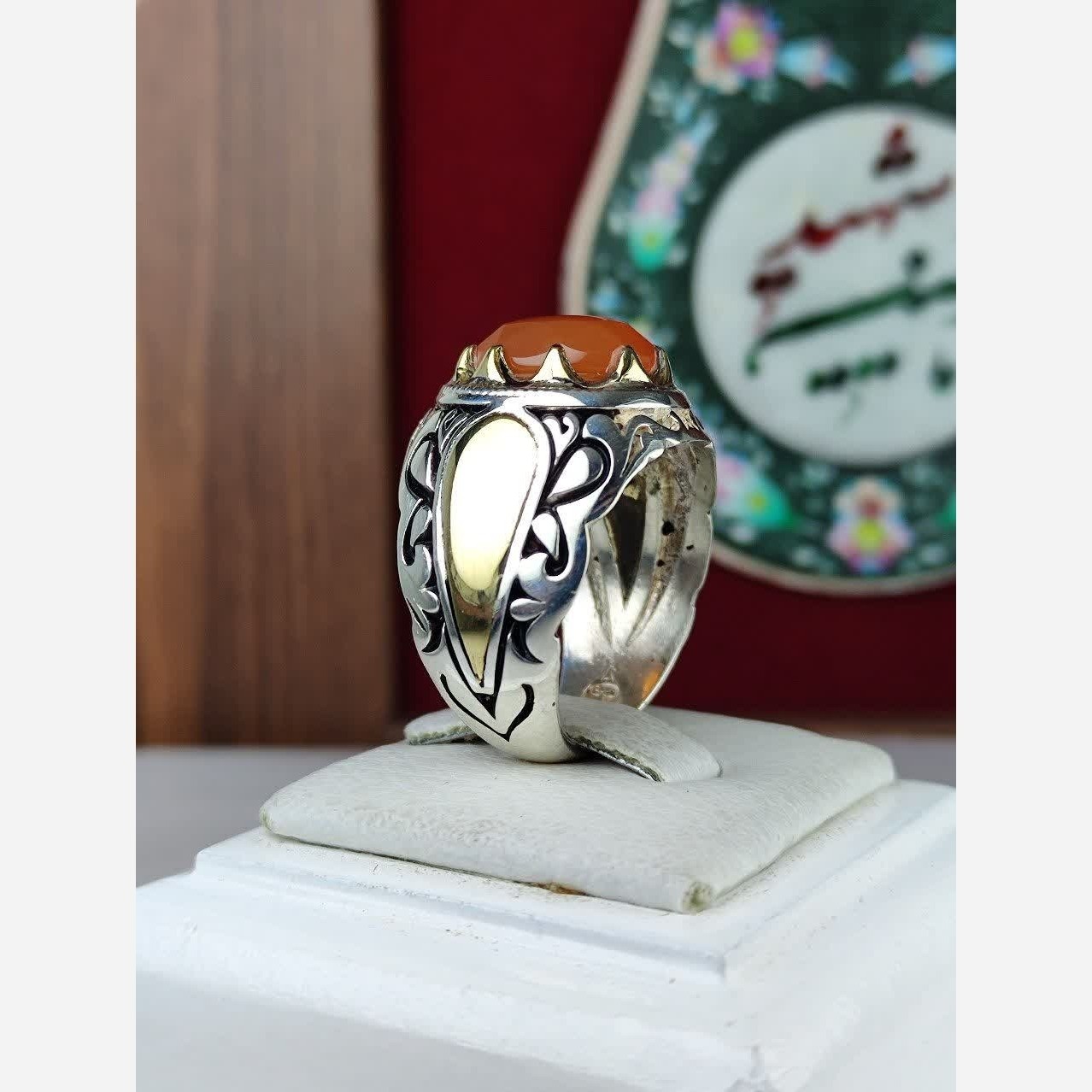 انگشتر عقیق یمن اصل کد5149