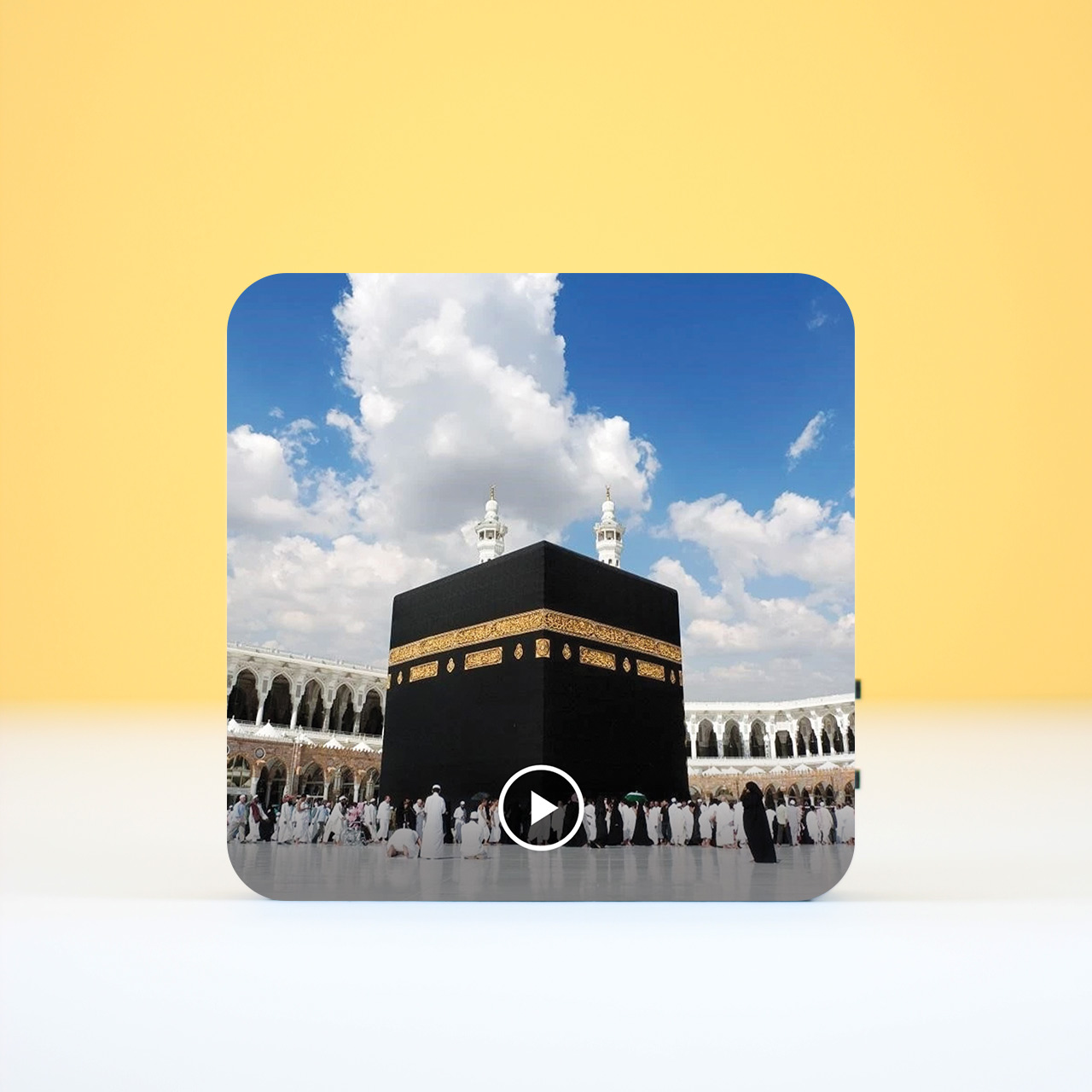 تابلو مگنتی صوتی هدیه طرح خانه کعبه