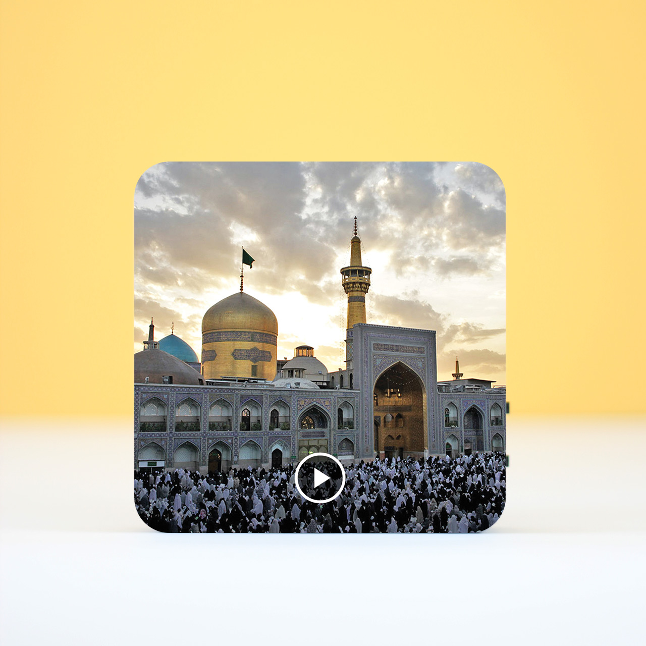 تابلو صوتی دکوری طرح طلوع حرم