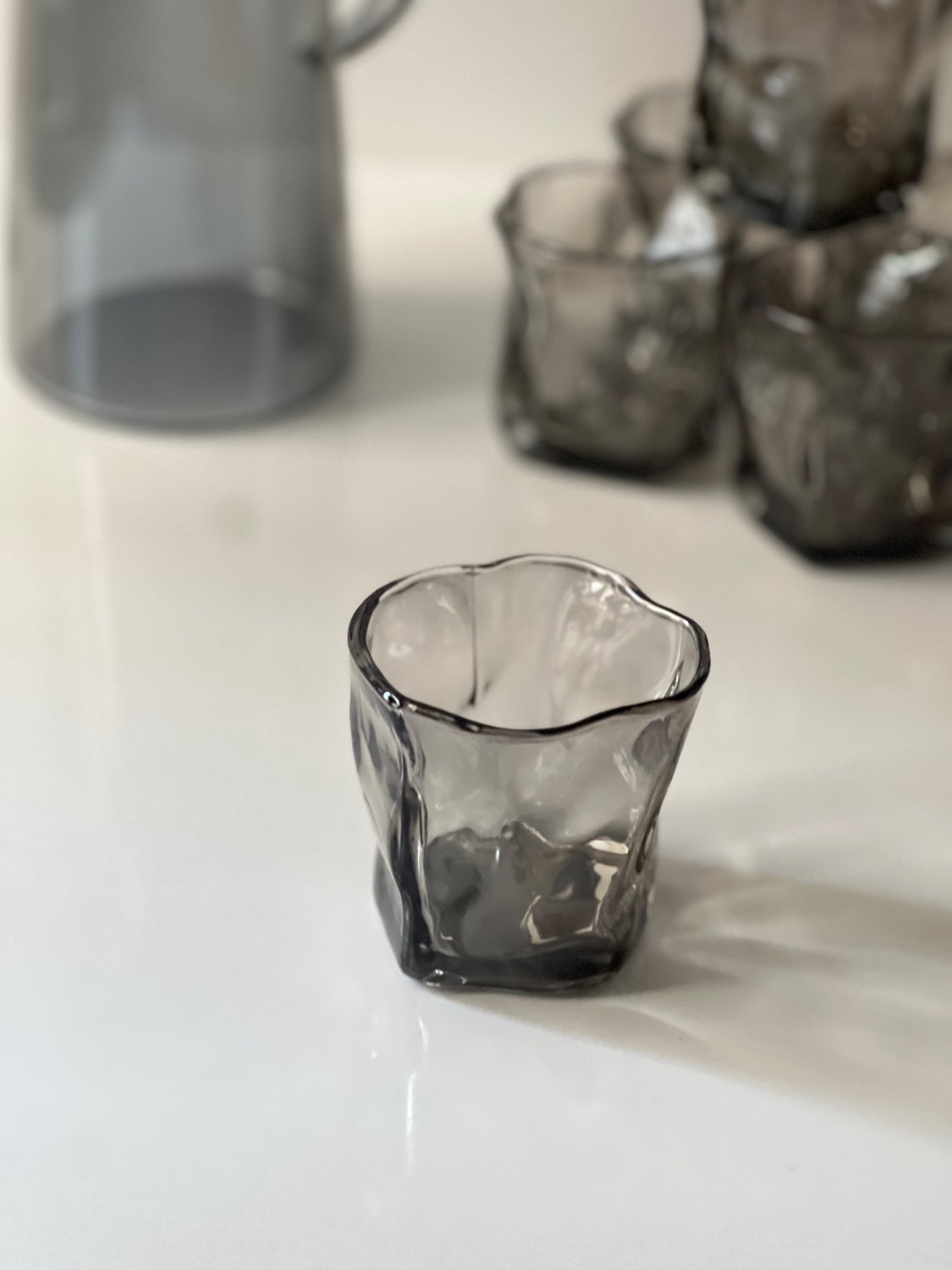 ‫ ست پارچ و لیوان بلور شفاف