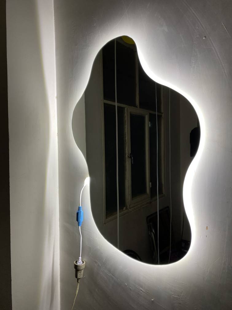 آینه هوشمند LED بکلایت سنسور تاچ مدل AY12