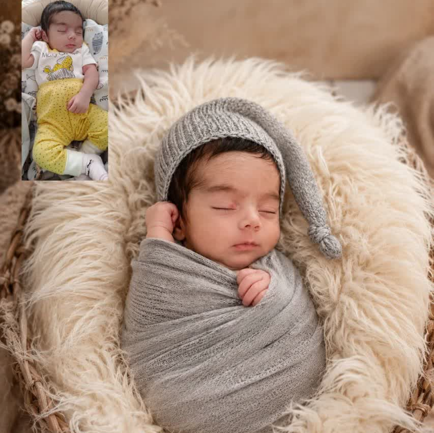 ادیت عکس کودک مدل 17