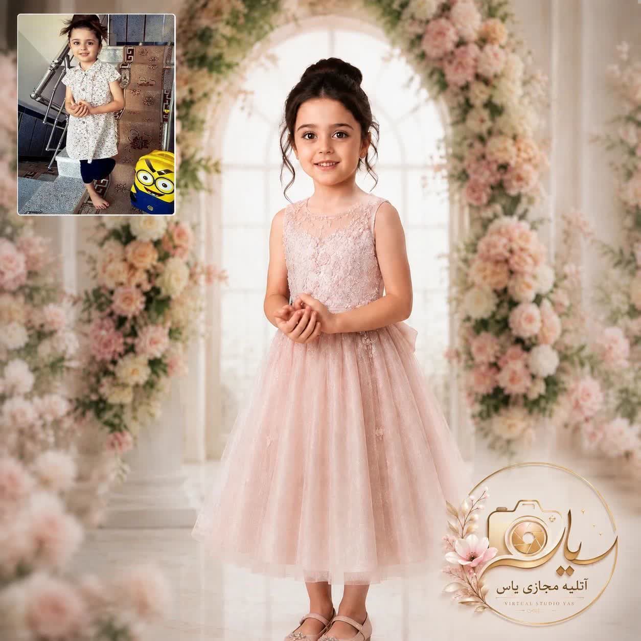 ادیت عکس تولد کودک مدل 26