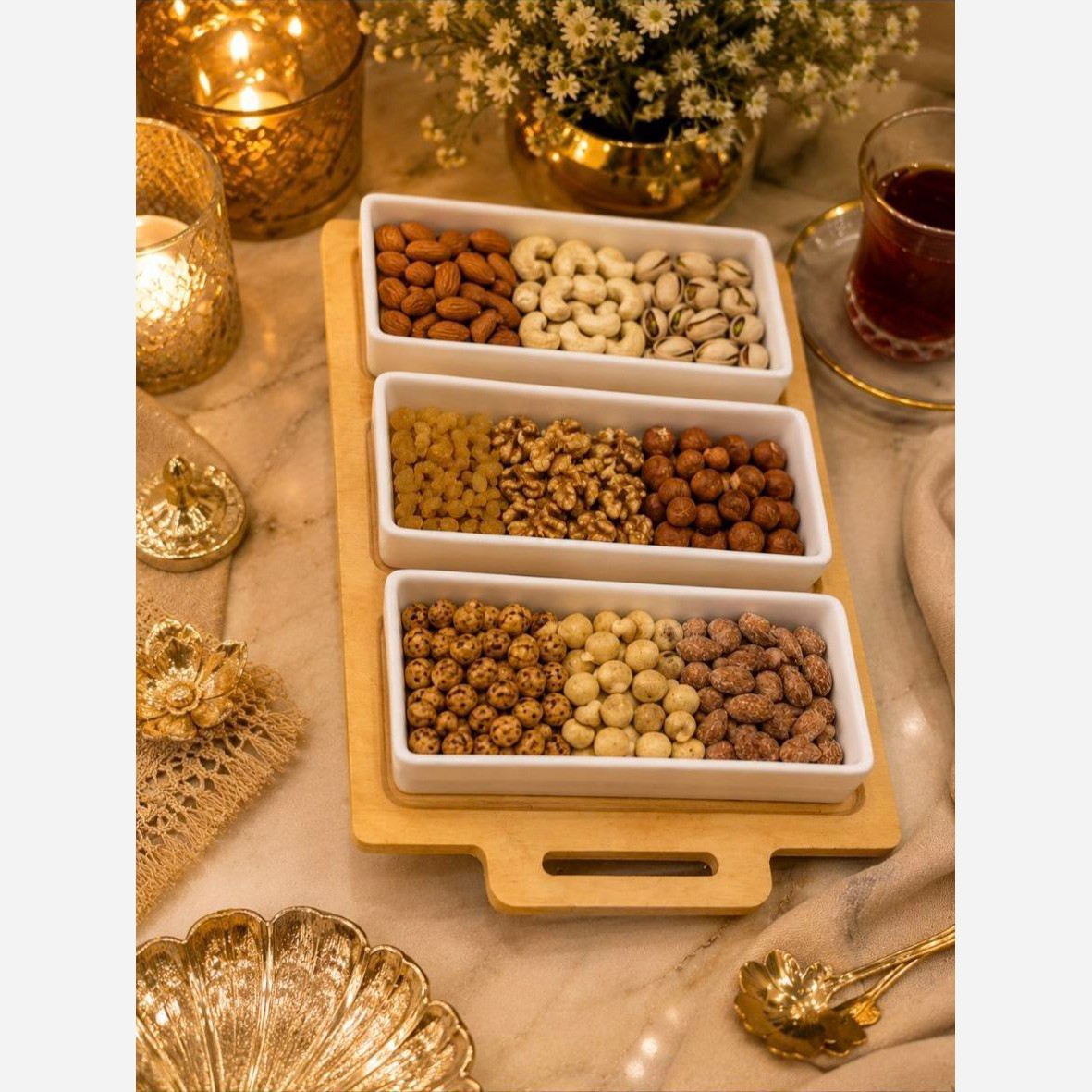 اردو خوری سرامیکی مستطیل