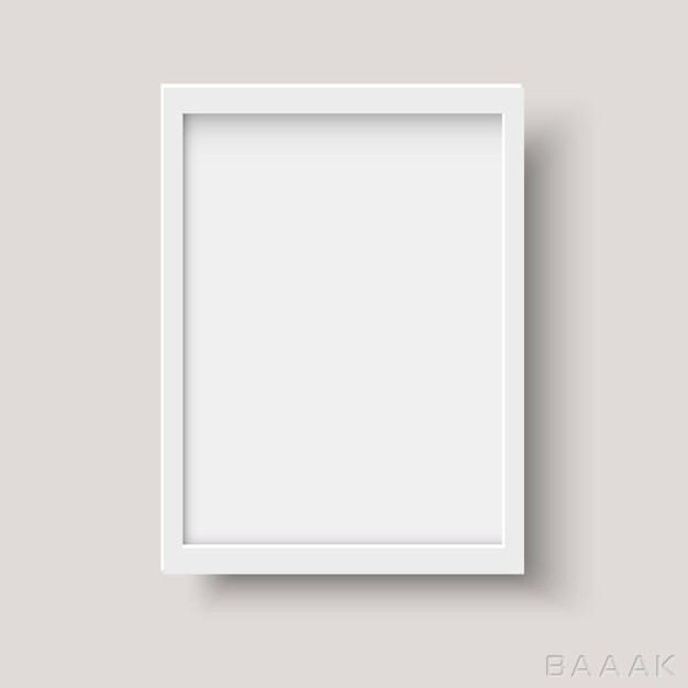 قاب عکس سفید مدل 215