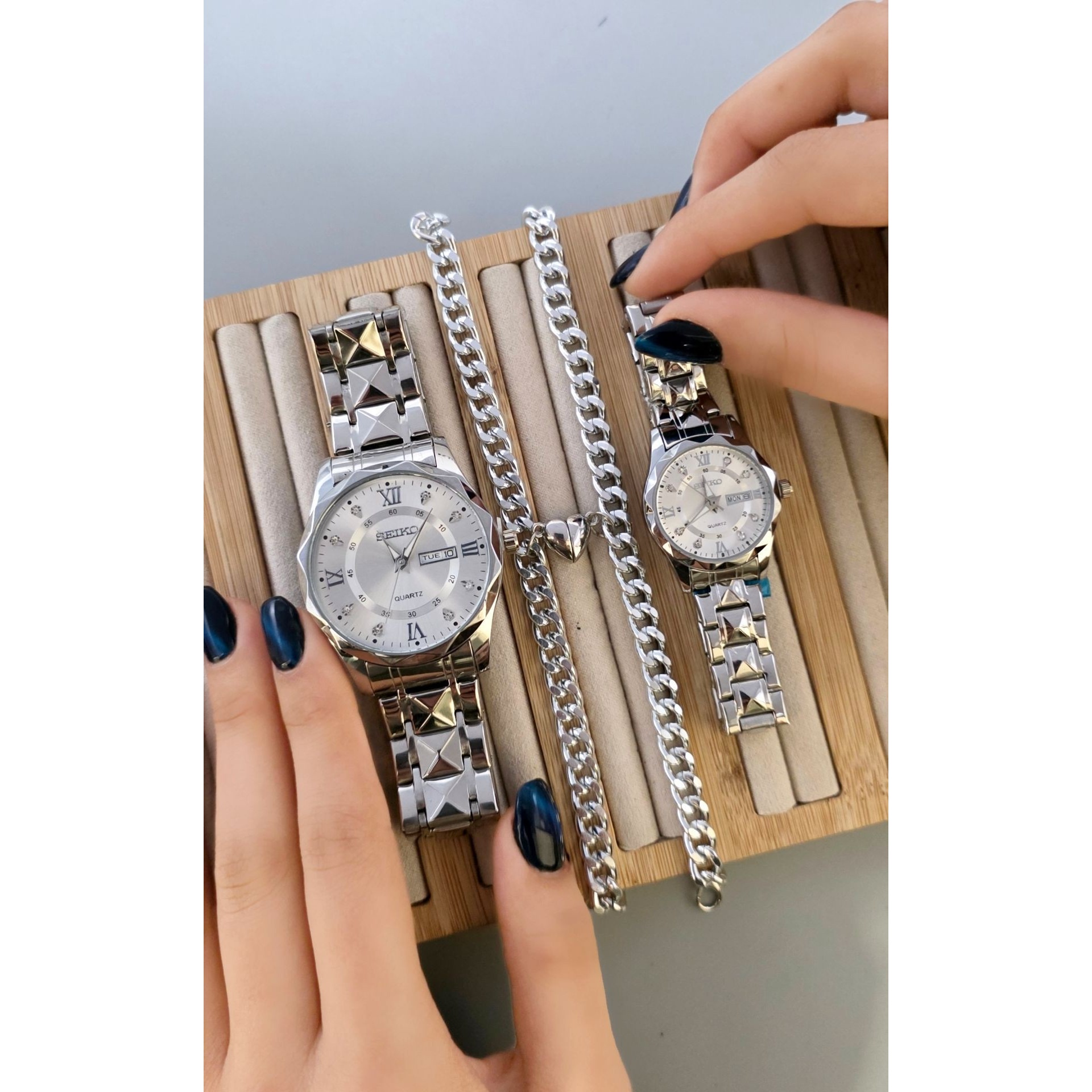 ست ساعت زنانه و مردانه سیکو seiko