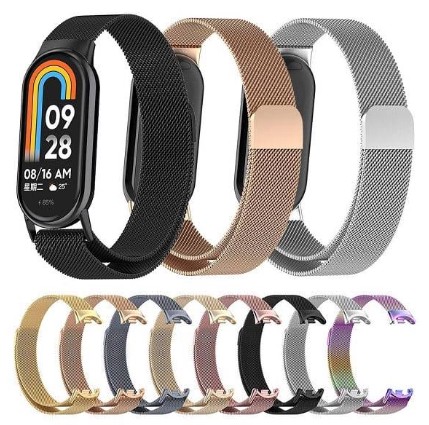 بند میلانس mi band 10 تمام فلز رنگ ثابت
