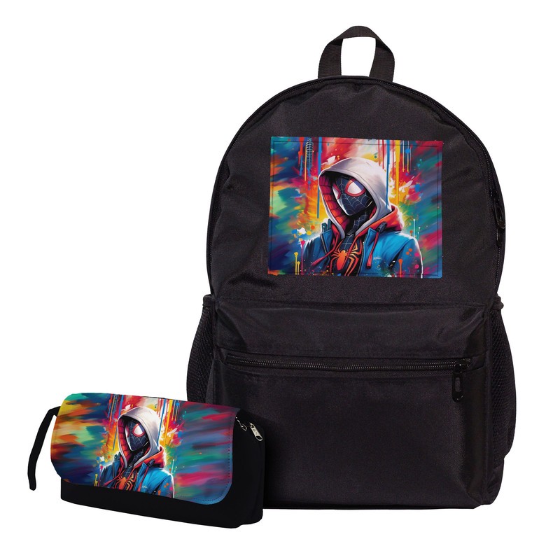 کوله پشتی مدل مرد عنکبوتی spiderman به همراه جامدادی