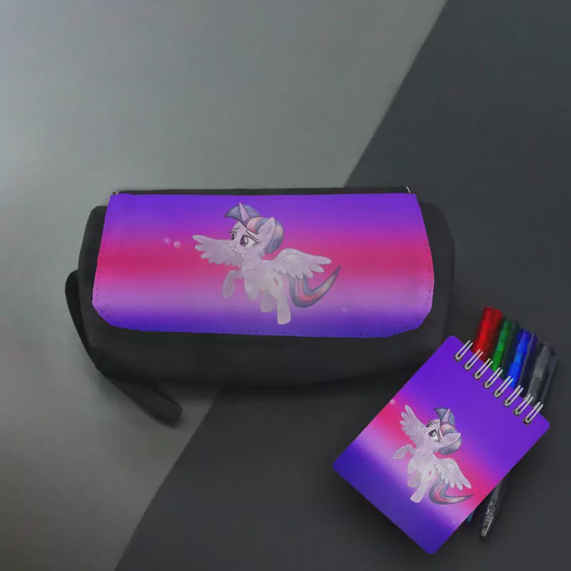 جامدادی و دفترچه طرح کودکانه اسب تکشاخ Unicorn