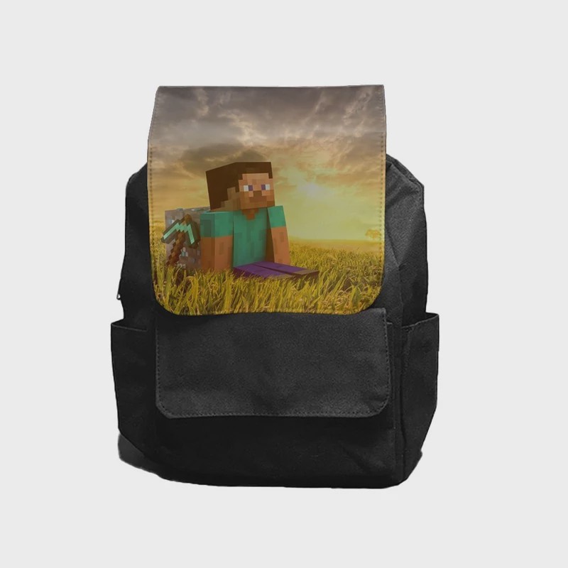 کوله پشتی طرح بازی ماینکرافت کد Minecraft 3