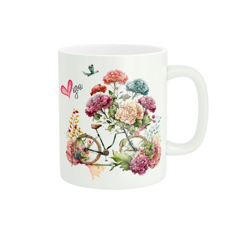ماگ طرح دوچرخه کد 344