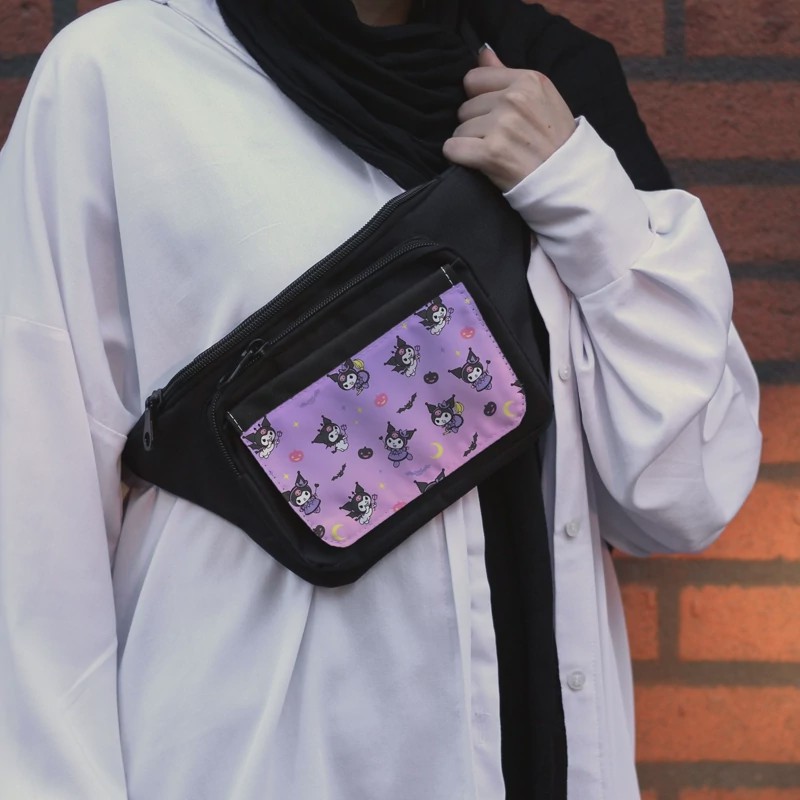 کیف کمری طرح kuromi anime انیمه کرومی