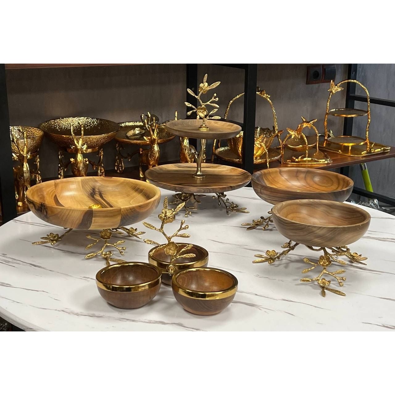 سرویس پذیرایی چوبی سلین