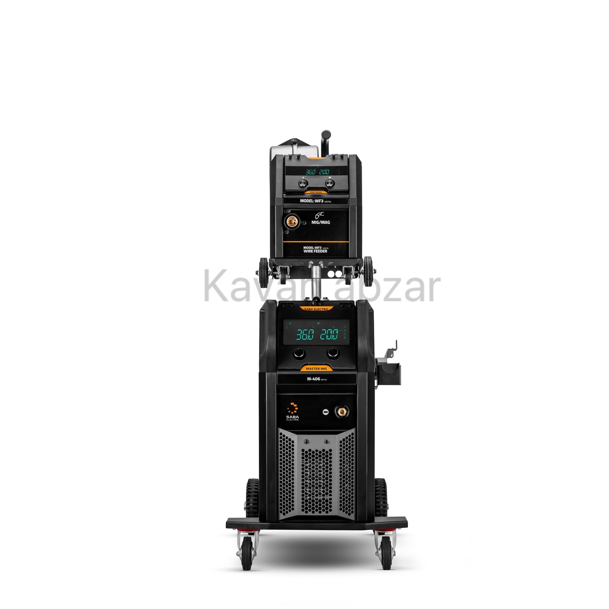 دستگاه جوش Mig صبا مدل Master Mig Series M-406 DIGITAL ظرفیت 406 آمپر سه فاز