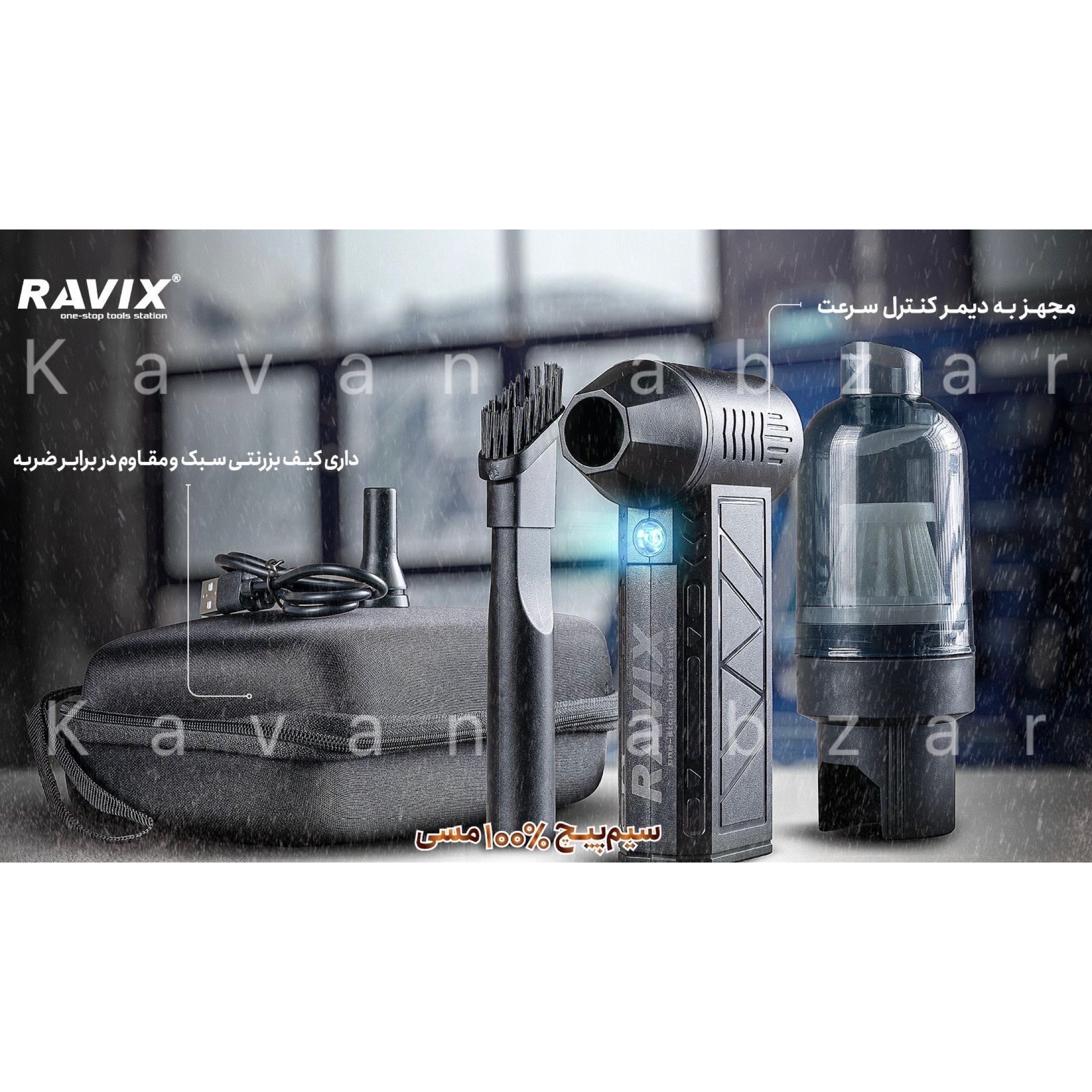 جت فن دمنده و مکنده برند راویکس مدل RX-J4303