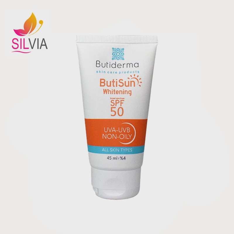 کرم ضد آفتاب روشن کننده SPF50 بیوتی درما 45 میل