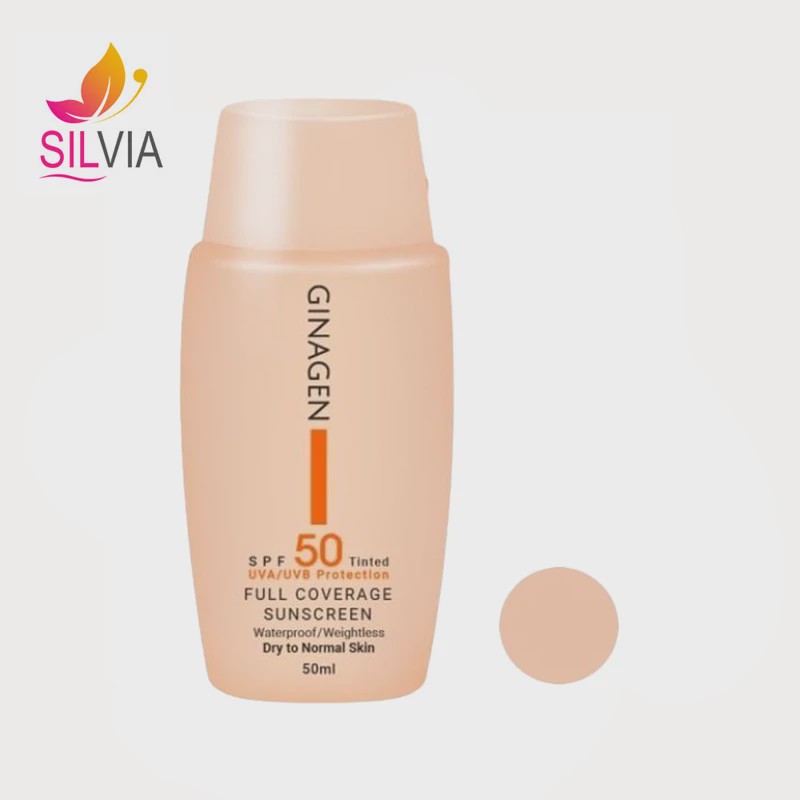 کرم ضد آفتاب رنگی - 03 SPF50 پوست خشک و نرمال ژیناژن 50 میل