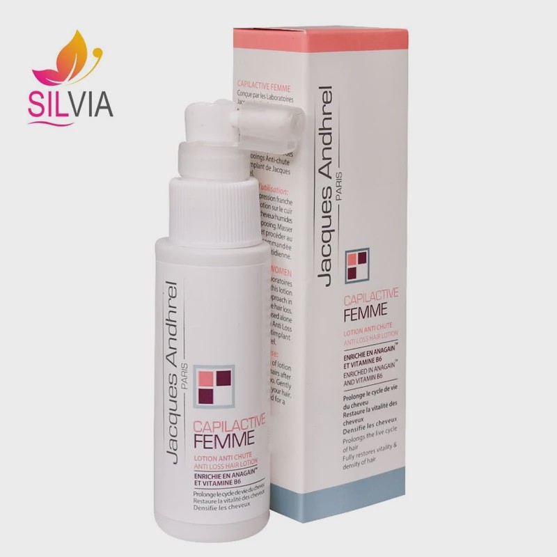 لوسیون تقویت کننده مو بانوان Capilactive Femme ژاک آندرل 60 میل