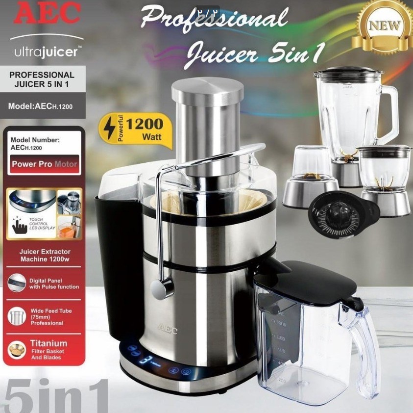 آبمیوه گیری 1 4 دیجیتال 1200 AE