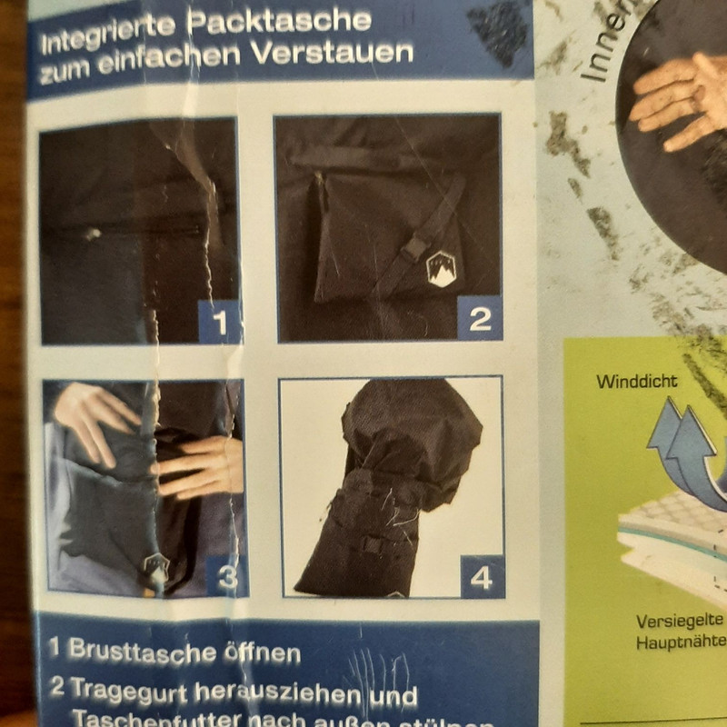 پانچو کوهنوردی مدل German