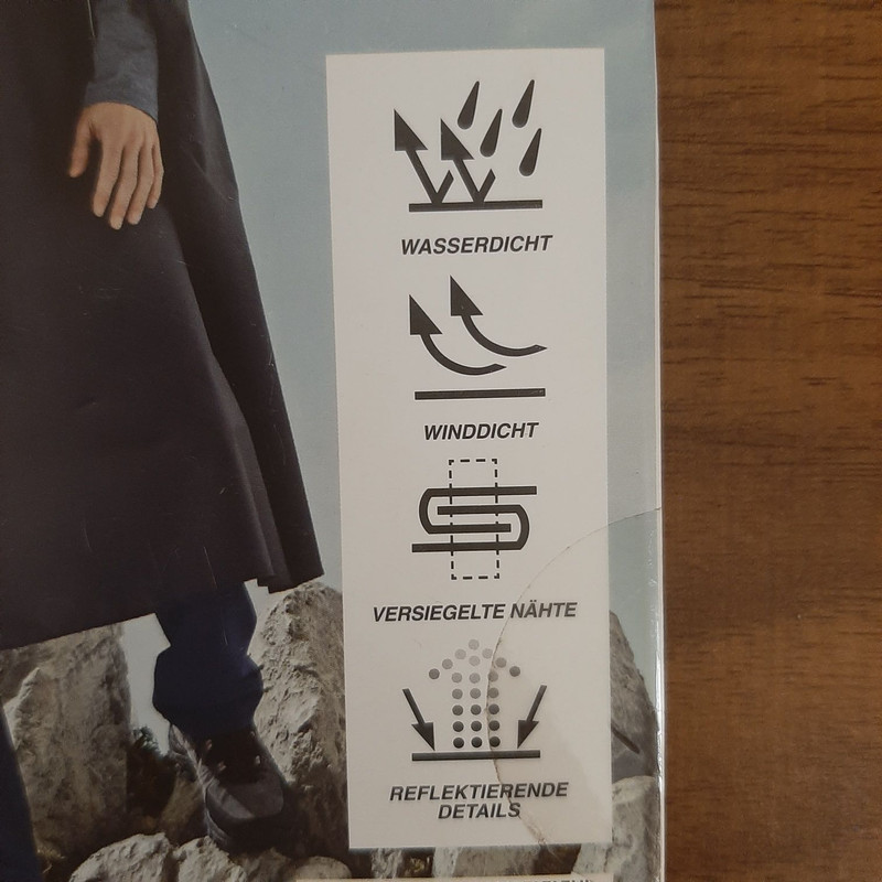 پانچو کوهنوردی مدل German