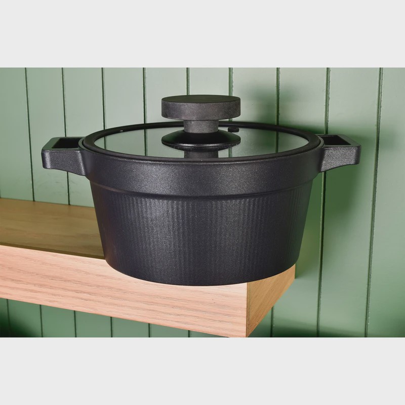 قابلمه و ماهیتابه 15 پارچه یونیک مدل 8520 گرانیتی