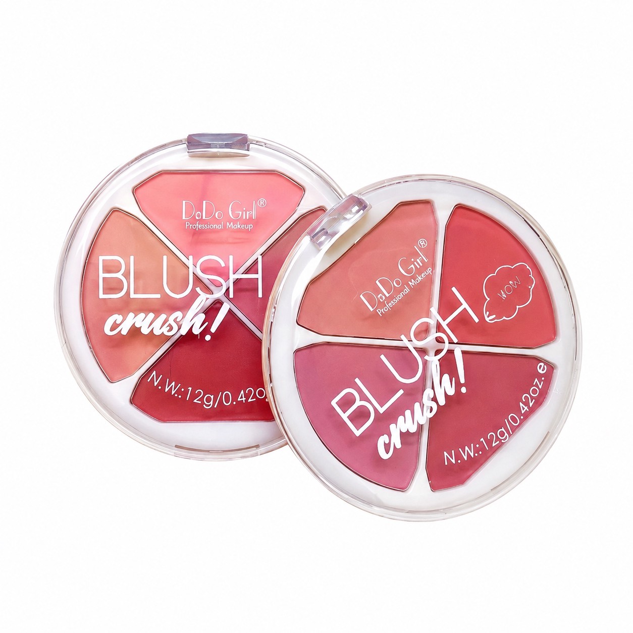 پالت رژگونه 4 رنگ DoDo Girl مدل Blush Crush رنگ بندی متنوع و شاداب کننده