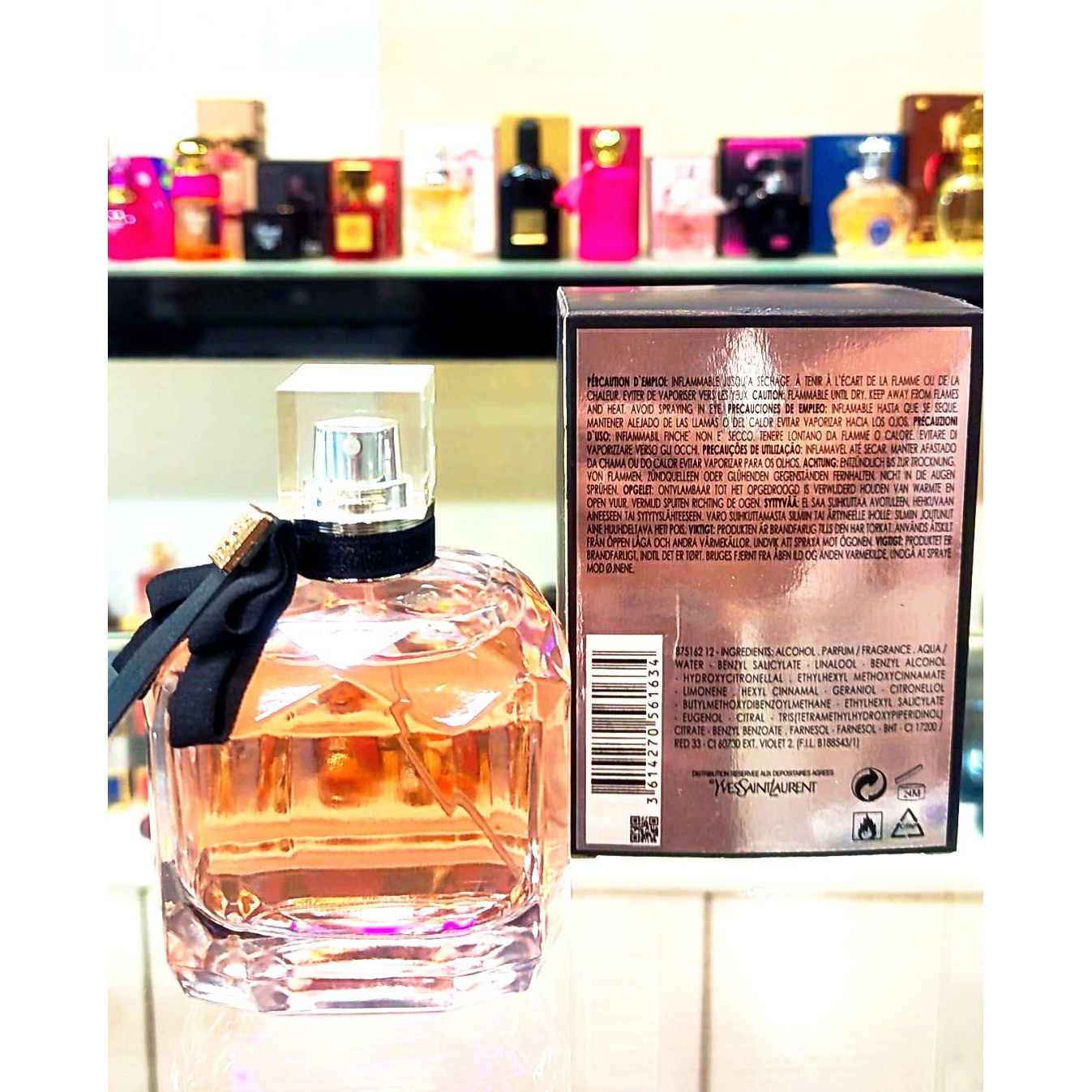 ادکلن ایو سن لورن مون پاریس حجم 90 میلی لیتر YSL Mon Paris EDP