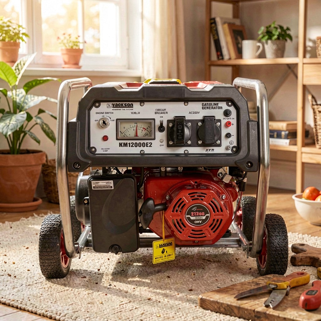 موتور برق واکسون اصل 3 8 کیلووات استارتی مدل KM12000E2
