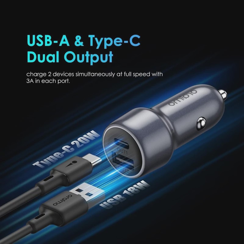 فندکی اورایمو 38 وات سوپر فست شارژ Bullet 38W (PD) (72D)