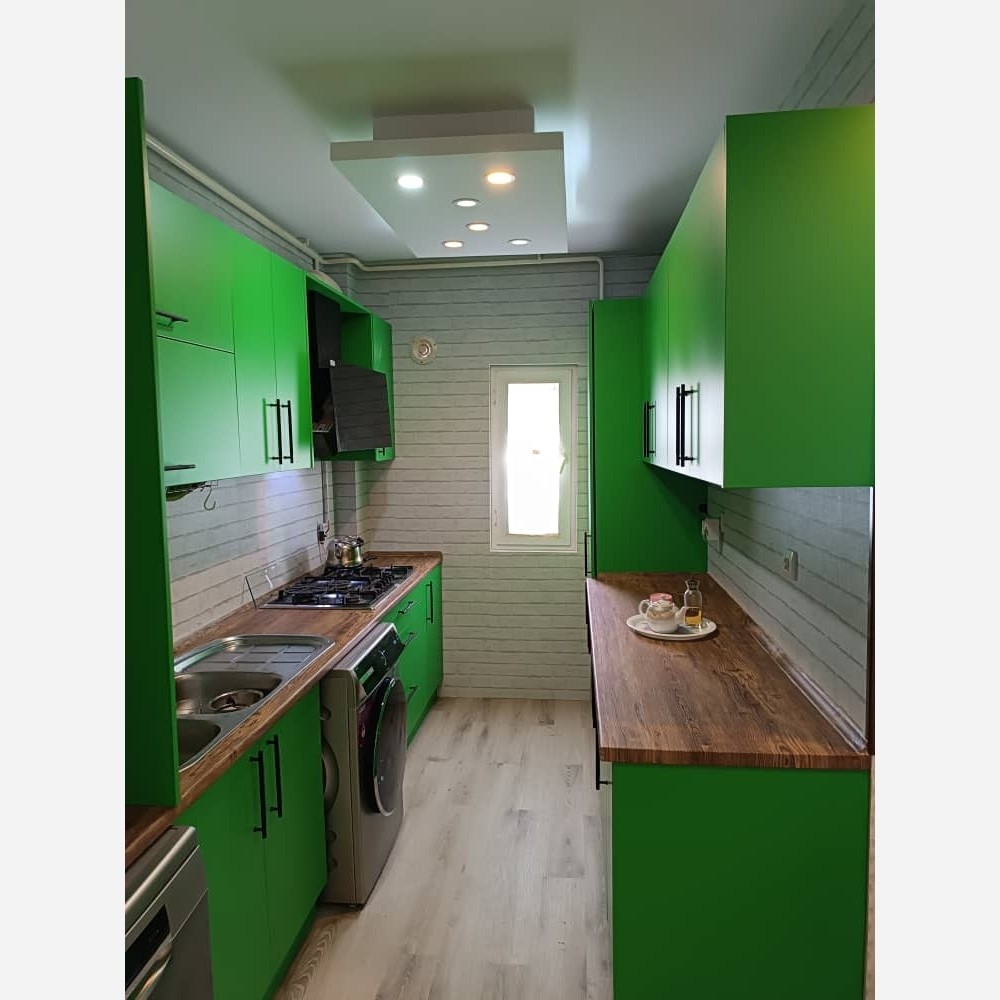 برچسب بین کابینت طرح آجری سفید عرض 60 - کد 1-8227