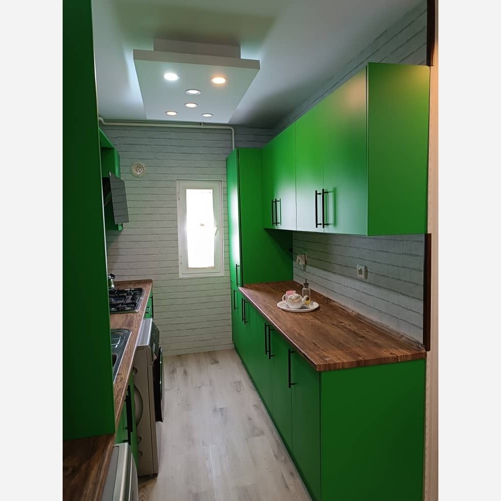برچسب بین کابینت طرح آجری سفید عرض 60 - کد 1-8227