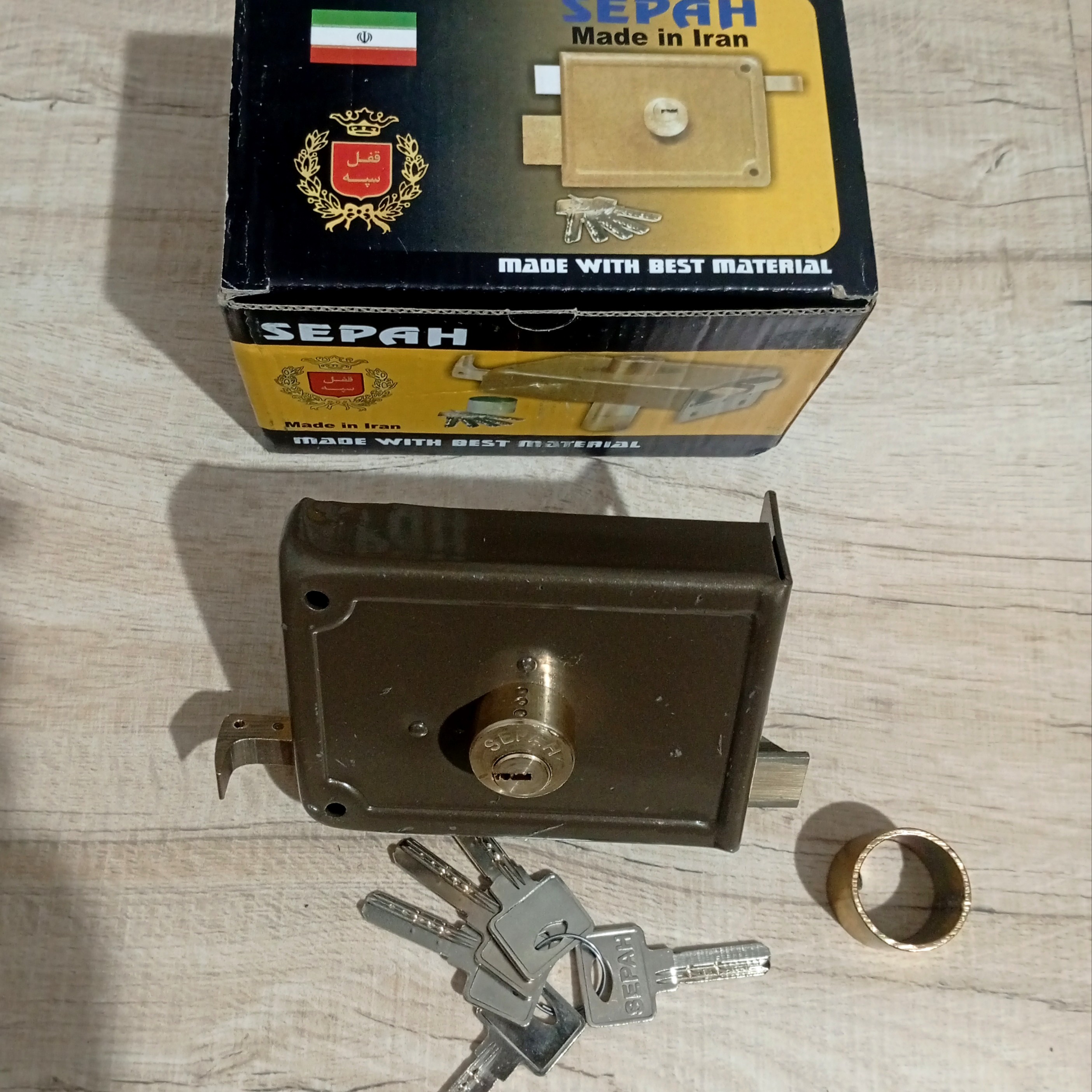 قفل حیاطی سپه کلید کامپیوتری