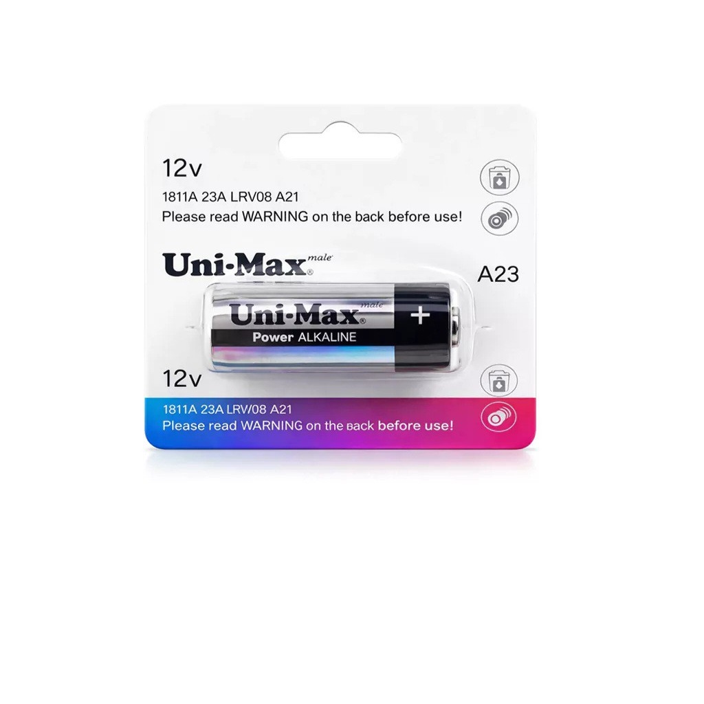 باتری A23 ریموت یونی مکس (Uni Max) مدل Power Alkaline