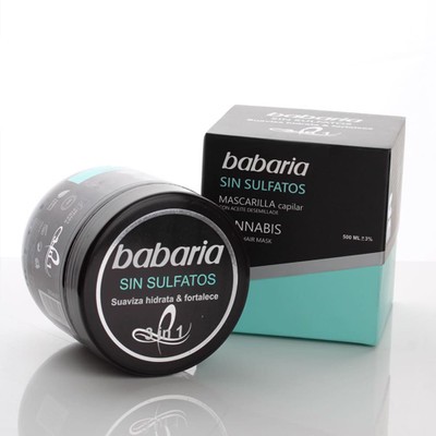 ماسک موی فری سولفات باباریا babaria حجم 500 میلی لیتر